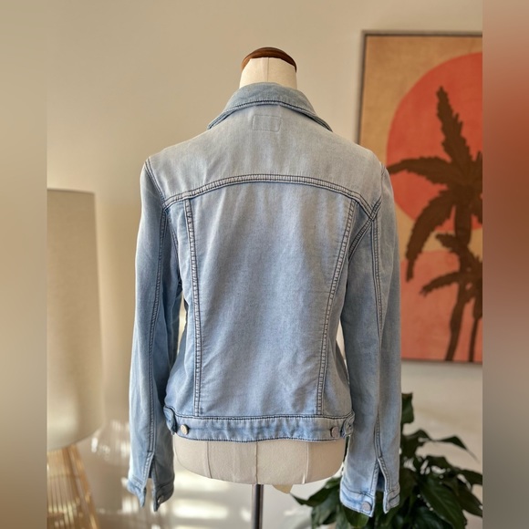 Just Jeans Amaze Knit Trucker Light Denim Jacket - Picture 4 of 9
